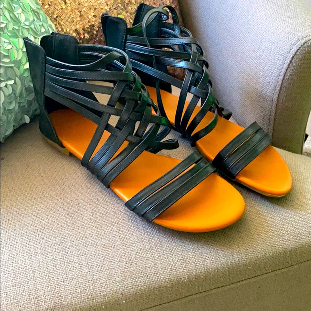 Black sandals
